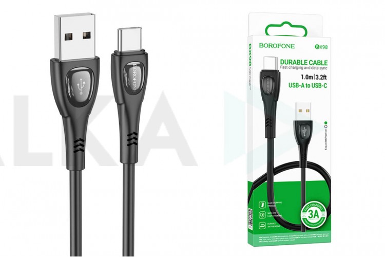 Кабель USB - USB Type-C BOROFONE BX98 (черный) 1м