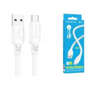 Кабель USB - USB Type-C BOROFONE BX81, 2,4A (белый) 1м