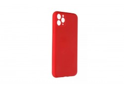 Чехол для iPhone 11 Pro (5.8) Silicone Case Soft Touch закрытая камера (ярко-красный) 14