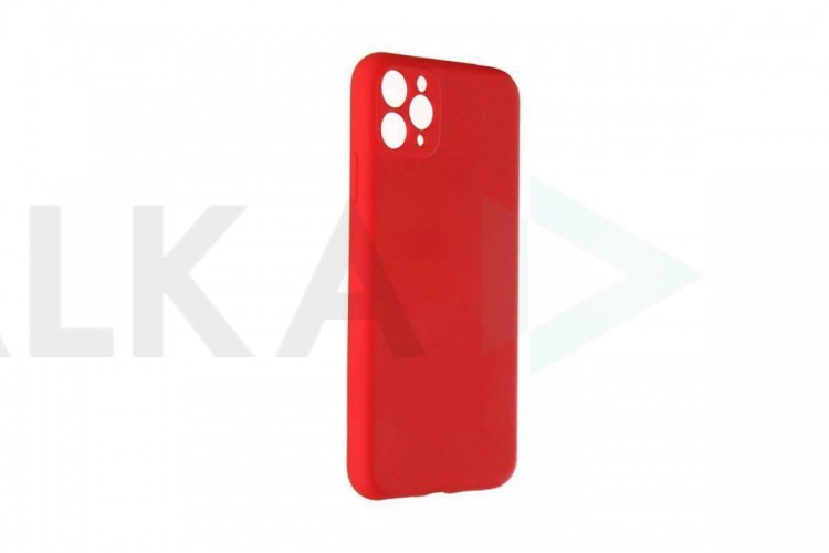 Чехол для iPhone 11 Pro (5.8) Silicone Case Soft Touch закрытая камера (ярко-красный) 14