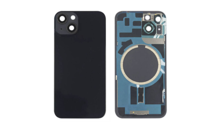 Задняя крышка (стекло) в сборе с рамкой для iPhone 14 (Midnight) Задняя крышка (стекло) в сборе с рамкой для iPhone 14 (Midnight)