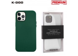 Чехол для телефона K-DOO NOBLE COLLECTION кожаный iPhone 14 (зеленый)
