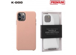 Чехол для телефона K-DOO NOBLE COLLECTION кожаный iPhone 11 (розовый)