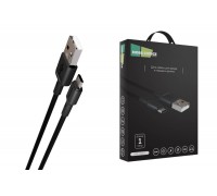 Кабель USB - USB Type-C More choice K19a TPE 1м (Black)