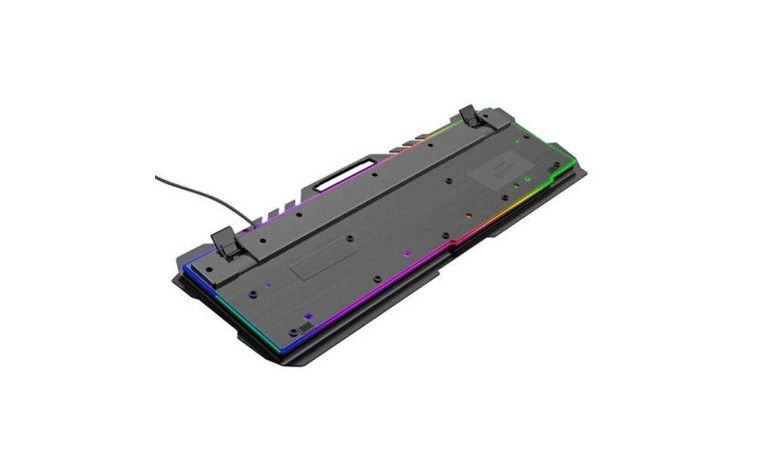 Комплект игровой проводной клавиатура+мышь HOCO Di16 с подсветкой RGB (черный)