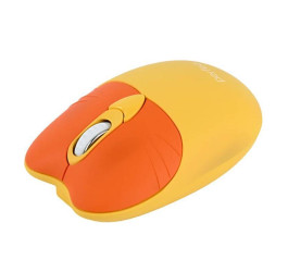 Мышь беспроводная Perfeo "KITTY", 6 кн, «Silent Click» DPI 800-1600, USB, жёлт