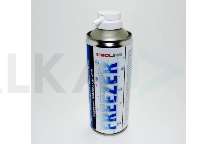Сжиженный газ для охлаждения до -45С FREEZER (Solins) 400мл
