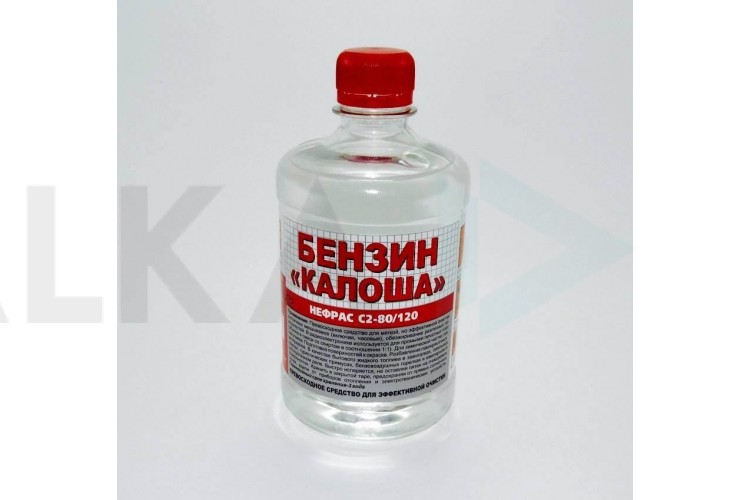 Бензин Калоша (нефрас C2-80/120), бутылка ПЭТ 0,5л.