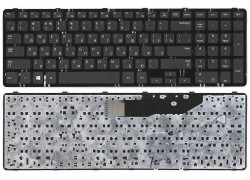 Клавиатура для ноутбука Samsung NP550P7C черная с рамкой
