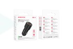 Автомобильное зарядное устройство АЗУ 2USB BOROFONE BZ19B 36W  QC3.0 Wisdom 2400 mAh (черный)