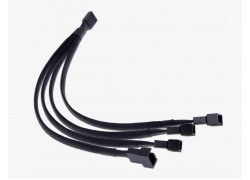 Разветвитель для вентилятора PWM - кабель 4 pin 27 см на 4 вентилятора