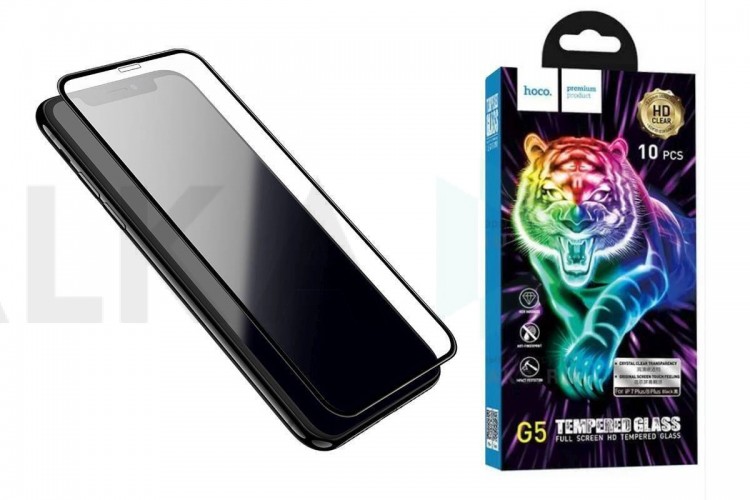 Защитное стекло дисплея iPhone XS Max/11Pro Max (6.5) HOCO G5 Full Screen HD tempered glass (черный)