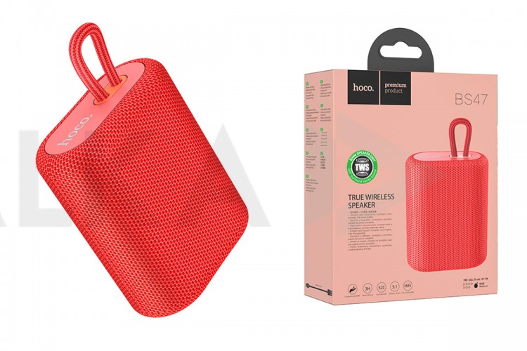Портативная беспроводная колонка HOCO BS47 Uno sports BT speaker (красный)
