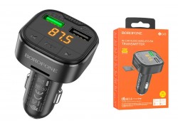 FM-Модулятор BOROFONE BC43 Flash QC3.0 car BT FM transmitter