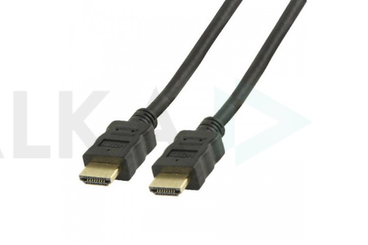 Кабель HDMI (папа - папа) 3 м (V1.4) черный