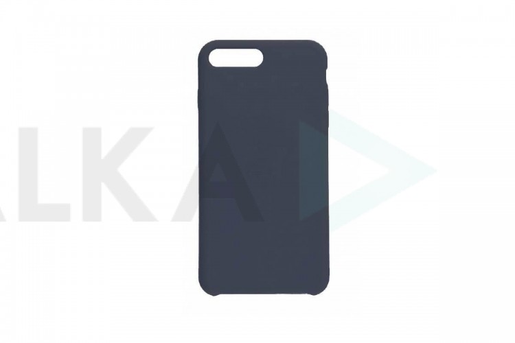 Чехол для iPhone 7 Plus Silicone Case Soft Touch (темно-синий)