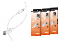 Кабель USB - Lightning BOROFONE BX14, 2,4A (белый) 1м
