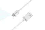 Кабель USB - MicroUSB BOROFONE BX3 2,4A (белый) 1м (в колбе)