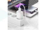 Сетевое зарядное устройство USB HOCO C134A Solid single port 2400mAh (белый)