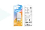 Сетевое зарядное устройство USB HOCO C134A Solid single port 2400mAh (белый)