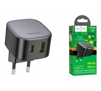 Сетевое зарядное устройство USB + USB-C HOCO CS32A PD20W+ QC3.0 (черный)