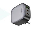 Сетевое зарядное устройство USB + 2USB-C HOCO CS33A PD30W+ QC3.0 (черный)