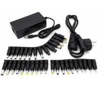 Универсальное зарядное устройство для ноутбука 90W + 34 переходника 2pin (ручной выбор напряжения)