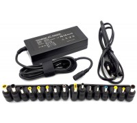 Универсальное зарядное устройство для ноутбука 90W + 16 переходников 3pin (авто выбор напряжения)