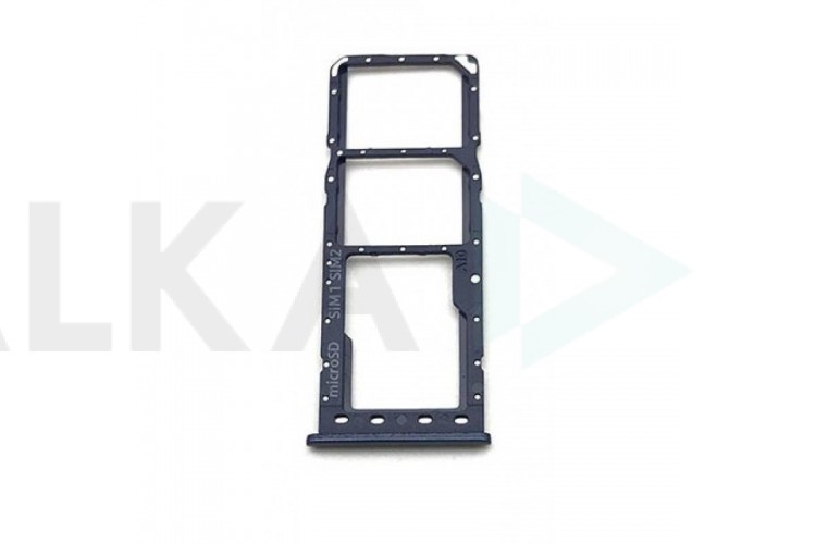 Держатель SIM для Samsung A105/ A205/ A305/ A505/ A705 (синий)