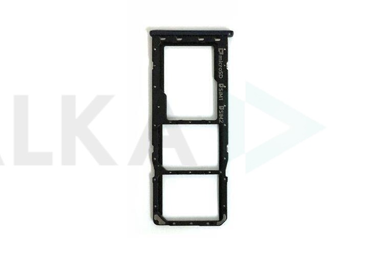 Держатель SIM для Samsung A105/ A205/ A305/ A505/ A705 (черный)
