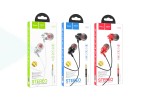 Наушники вакуумные проводные HOCO M90 Delight 3.5 mm sound earphones (черный)