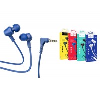 Наушники вакуумные проводные HOCO M86 Oceanic universal earphones (синий)