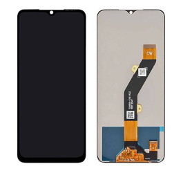 Дисплей для Tecno POP 7 (BF6)/ Infinix Smart 7 Plus (X6517) в сборе с тачскрином (черный) org