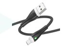 Кабель USB - MicroUSB BOROFONE BX100 2,4A (черный) 1м