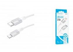 Кабель USB Type-C - Lightning BOROFONE BX101 (белый) 1м