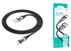 Кабель USB - USB Type-C BOROFONE BX101, (черный) 1м