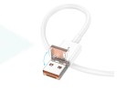 Кабель USB Type-C - Lightning BOROFONE BX102 (белый) 1м