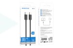 Кабель USB Type-C - USB Type-C BOROFONE BX104, PD60W (черный) 1м