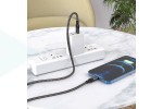 Кабель USB Type-C - Lightning BOROFONE BX56 (черный) 1м