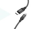 Кабель USB Type-C - USB Type-C BOROFONE BX56, PD60W (черный) 1м