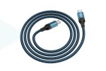 Кабель USB Type-C - USB Type-C BOROFONE BX56, PD60W (черный) 1м