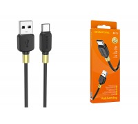 Кабель USB - USB Type-C BOROFONE BX59, 3A (черный) 1м