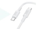 Кабель USB Type-C - USB Type-C BOROFONE BX111, PD60W (белый) 1м