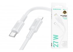 Кабель USB Type-C - Lightning BOROFONE BX111 (белый) 1м