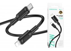 Кабель USB Type-C - Lightning BOROFONE BX111 (черный) 1м