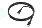 Кабель USB Type-C - Lightning BOROFONE BX111 (черный) 1м