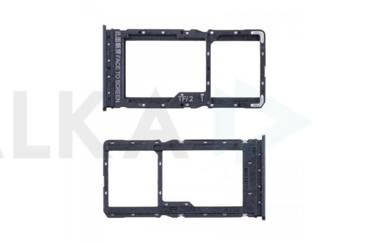 Держатель SIM для Xiaomi Poco X5 5G/ Redmi Note 12 5G (22111317PG/ 22111317I) Черный