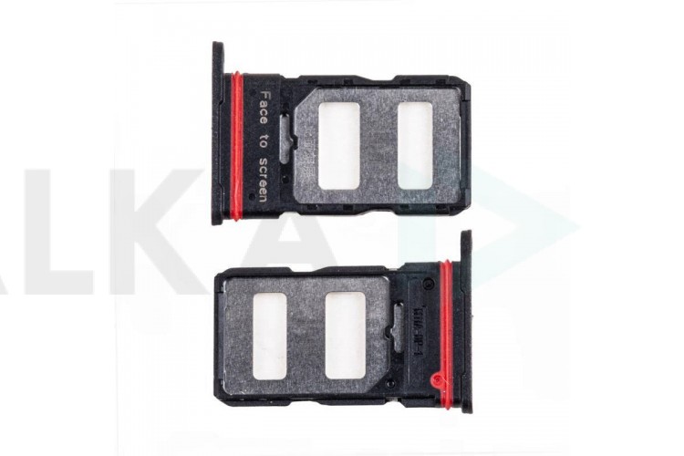Держатель SIM для Xiaomi Poco X6 Pro 5G (2311DRK48G) Черный