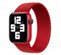 Ремешок тканевый растягивающийся KEEPHONE для Apple Watch 42/44 mm черно/красный