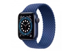 Ремешок тканевый растягивающийся KEEPHONE для Apple Watch 38/40 mm синий